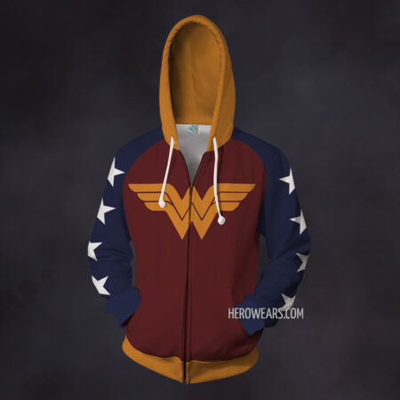 Wonder Woman Zip Up Hoodie
