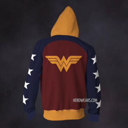 Wonder Woman Zip Up Hoodie