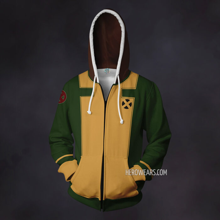 X-Men Rogue Zip Up Hoodie