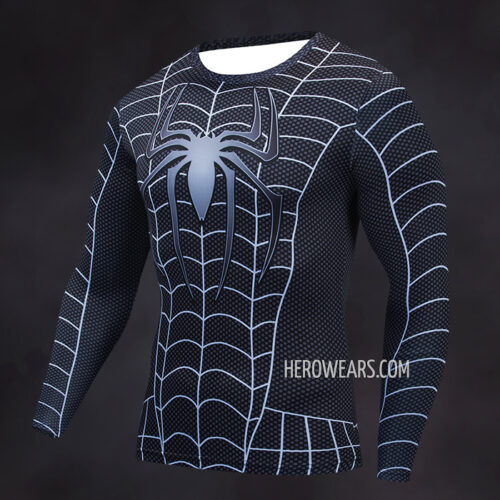 Armored Spider Man Compression Shirt Rashguard