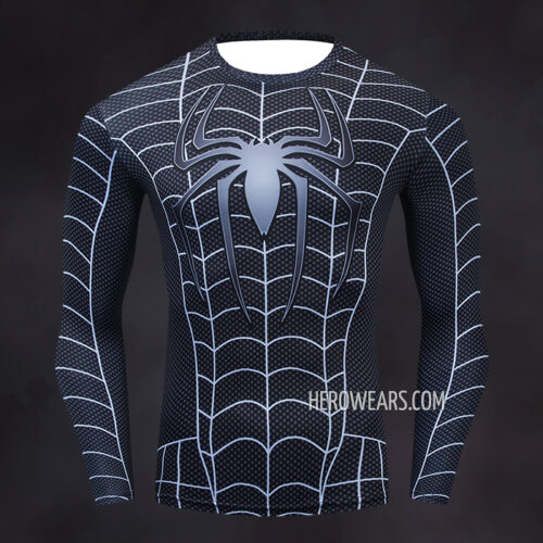 Armored Spider Man Compression Shirt Rashguard