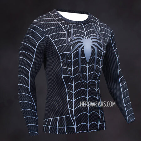 Armored Spider Man Compression Shirt Rashguard