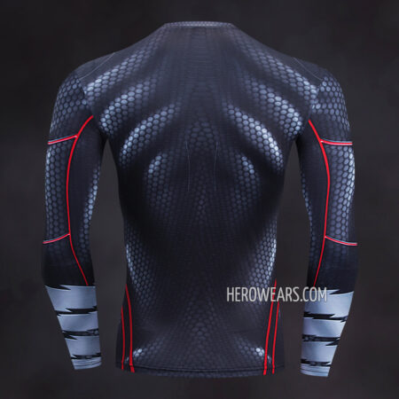 Robin Red X Compression Shirt Rashguard