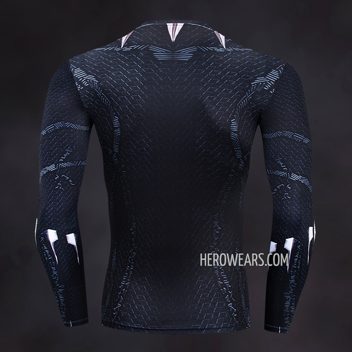 Black Panther Compression Shirt Rashguard