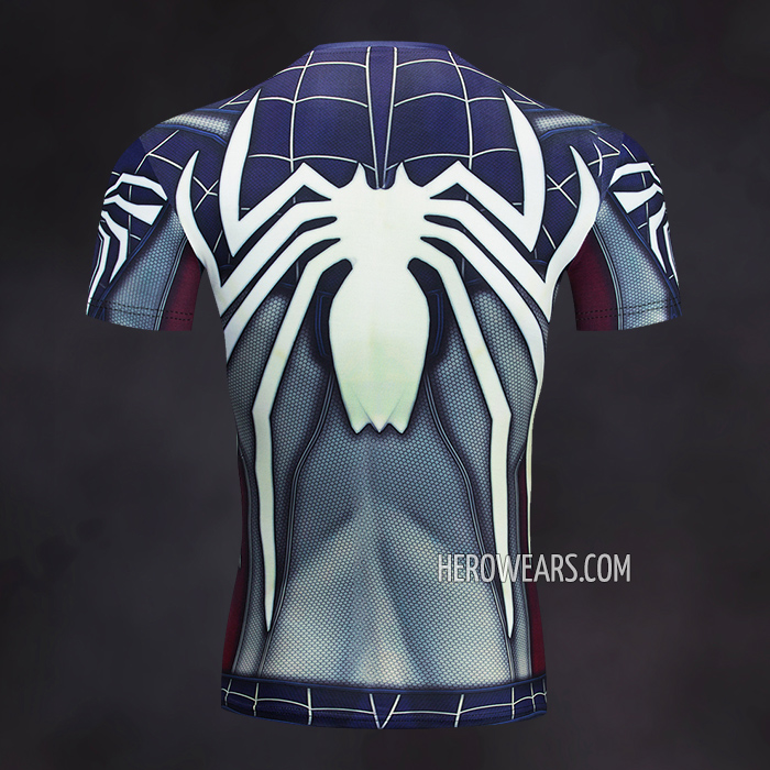 Captain Spider Rash Guard Compression Shirt