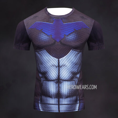 Nightwing Rash Guard Compression Shirt