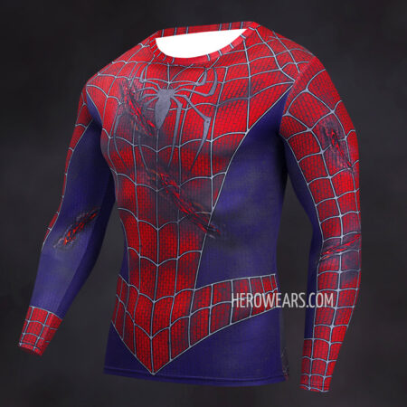 Spider Man Compression Shirt Rashguard