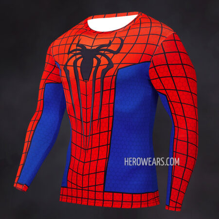 Amazing Spider Man Compression Shirt Rash Guard
