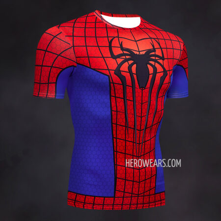 Amazing Spider Man Compression Shirt Rash Guard