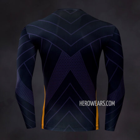 Black Adam Compression Shirt Rash Guard