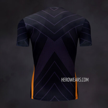 Black Adam Compression Shirt Rash Guard