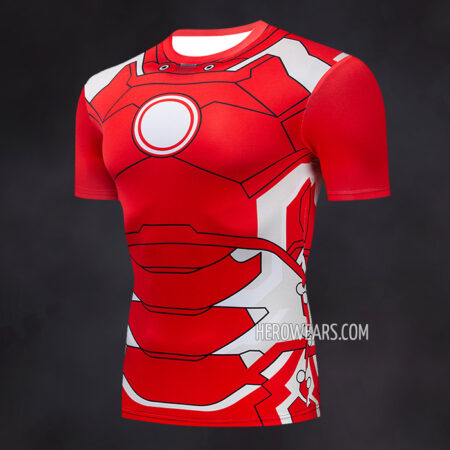 Iron Man Compression Shirt Rash Guard