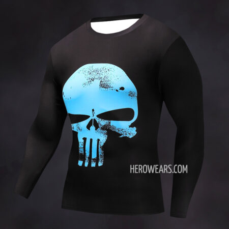 Punisher Compression Shirt Rash Guard