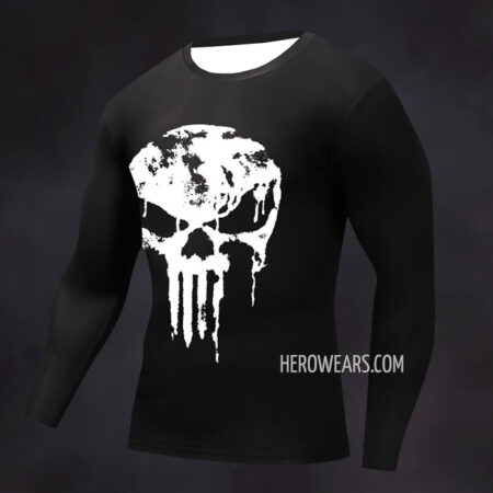 Punisher Compression Shirt Rash Guard