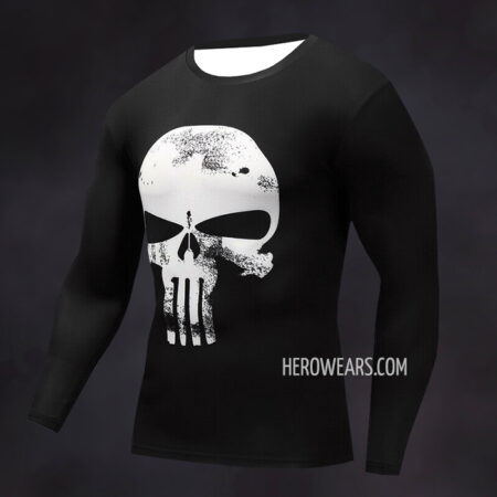 Punisher Compression Shirt Rash Guard