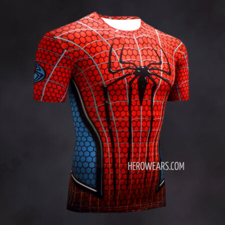 Amazing Spider Man Rash Guard Compression Shirt