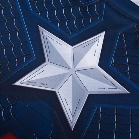 Captain America Scale Compression Shirt Rash Guard