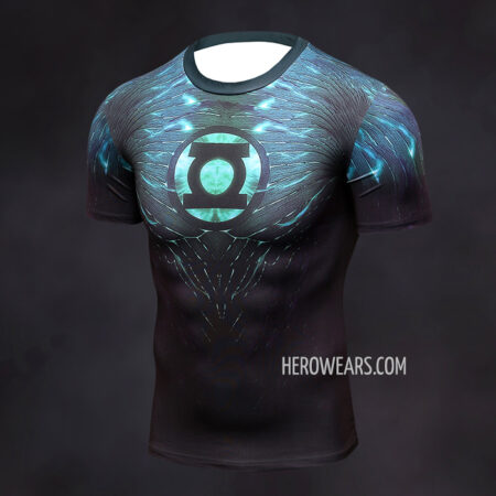 Green Lantern Compression Shirt Rash Guard