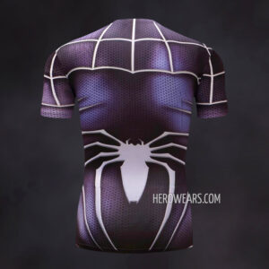 Spider Man Purple Compression Shirt Rash Guard