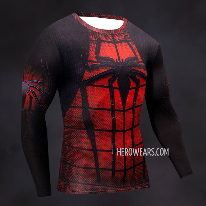 Spider Man Redesign Compression Shirt Rash Guard