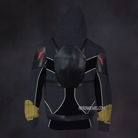 Black Widow Zip Up Hoodie
