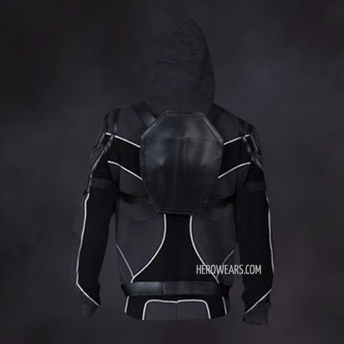 Black Widow Zip Up Hoodie