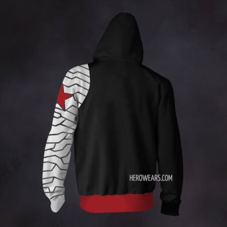 Winter Soldier Zip Up Hoodie