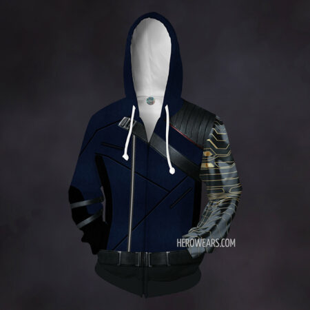 Winter Soldier Zip Up Hoodie