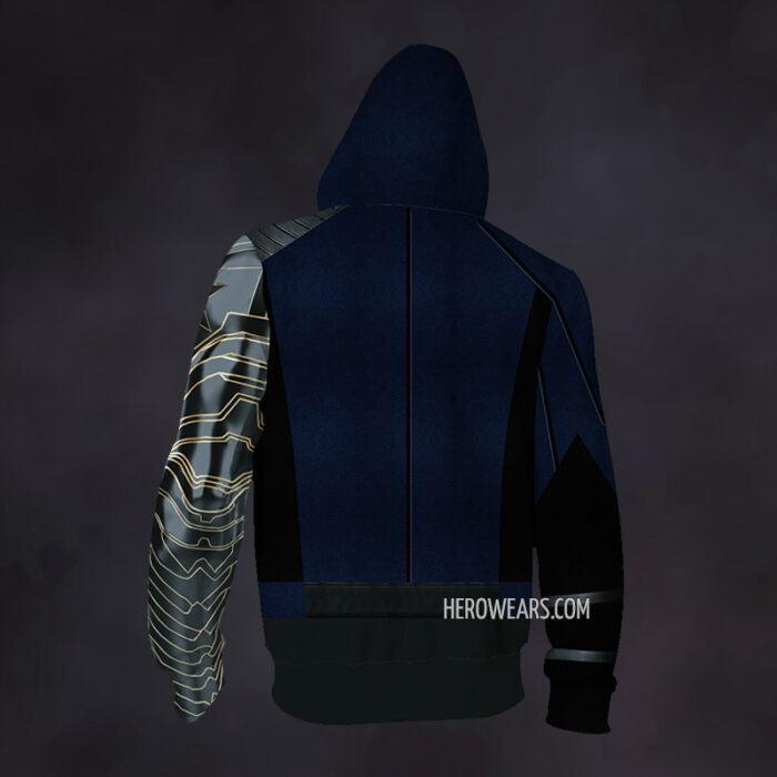 Winter Soldier Zip Up Hoodie