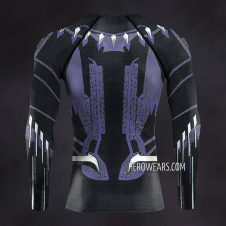 Black Panther Kinetic Compression Shirt Rash Guard