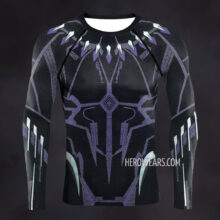 Black Panther Kinetic Compression Shirt Rash Guard