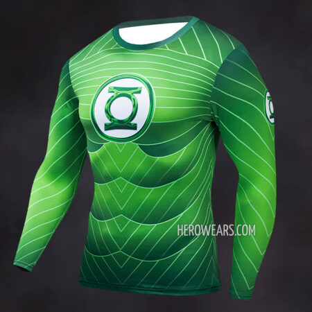 Green Lantern Compression Shirt Rash Guard