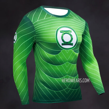Green Lantern Compression Shirt Rash Guard