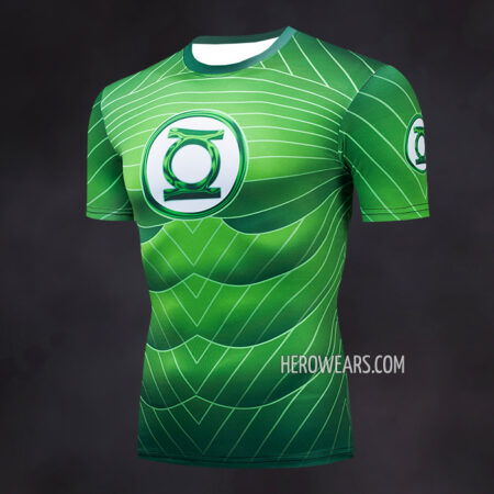 Green Lantern Compression Shirt Rash Guard
