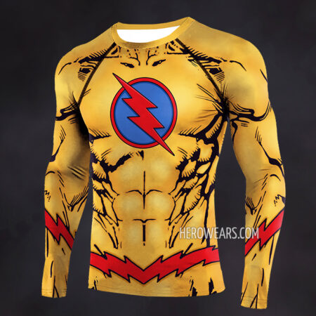 Reverse Flash Compression Shirt Rash Guard