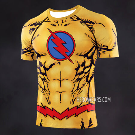Reverse Flash Compression Shirt Rash Guard