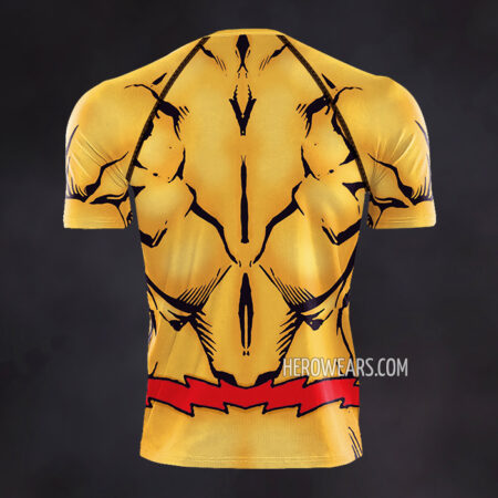 Reverse Flash Compression Shirt Rash Guard