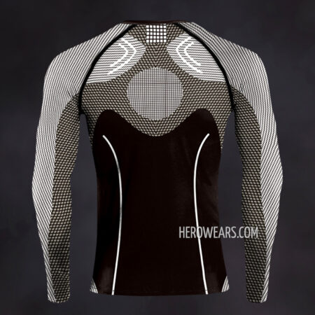 Tony Stark Iron Man Compression Shirt Rash Guard