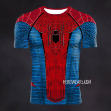 Spider Man Homecoming Suit Compression Shirt Rash Guard