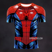 Spider Man Ultimate Suit Compression Shirt Rash Guard