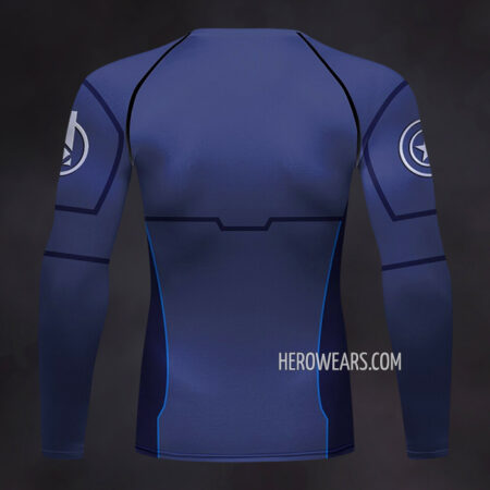 Captain America Compression Shirt Rash Guard