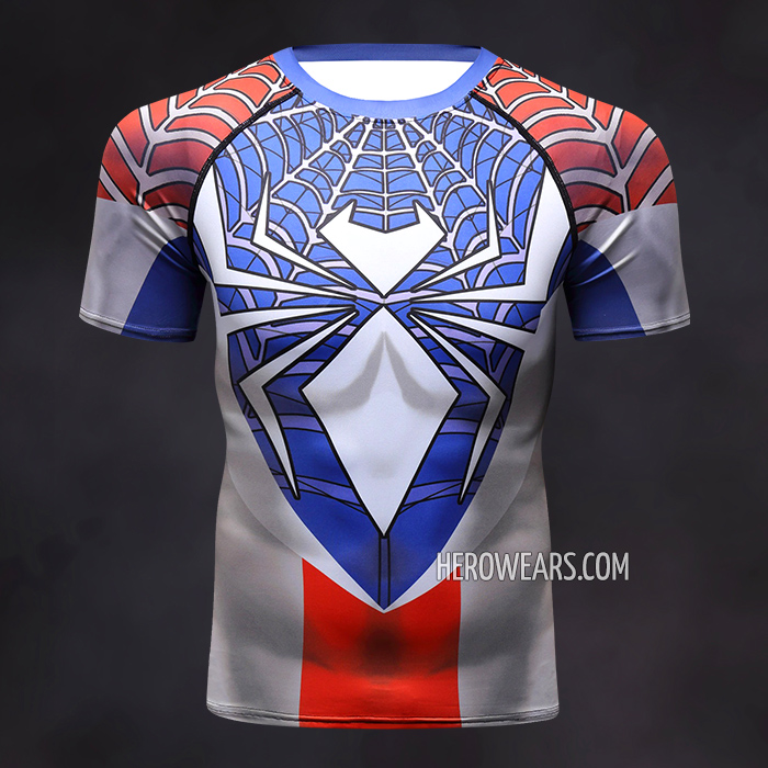 Captain Spider Compression Shirt Rash Guard