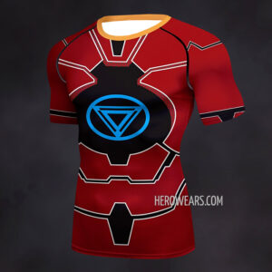 Iron Man Arc Reactor Compression Shirt Rash Guard