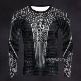 Spider Man Black Suit Compression Shirt Rash Guard