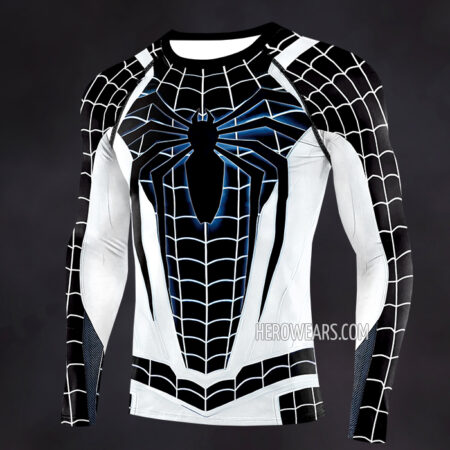 Spider Man Negative Compression Shirt Rash Guard