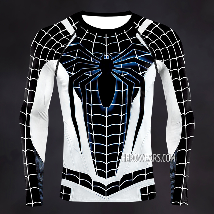Spider Man Negative Compression Shirt Rash Guard