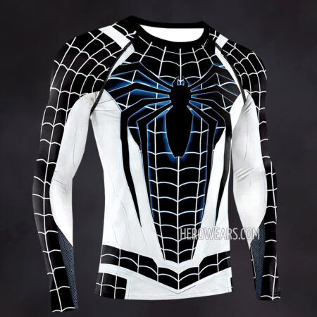 Spider Man Negative Compression Shirt Rash Guard