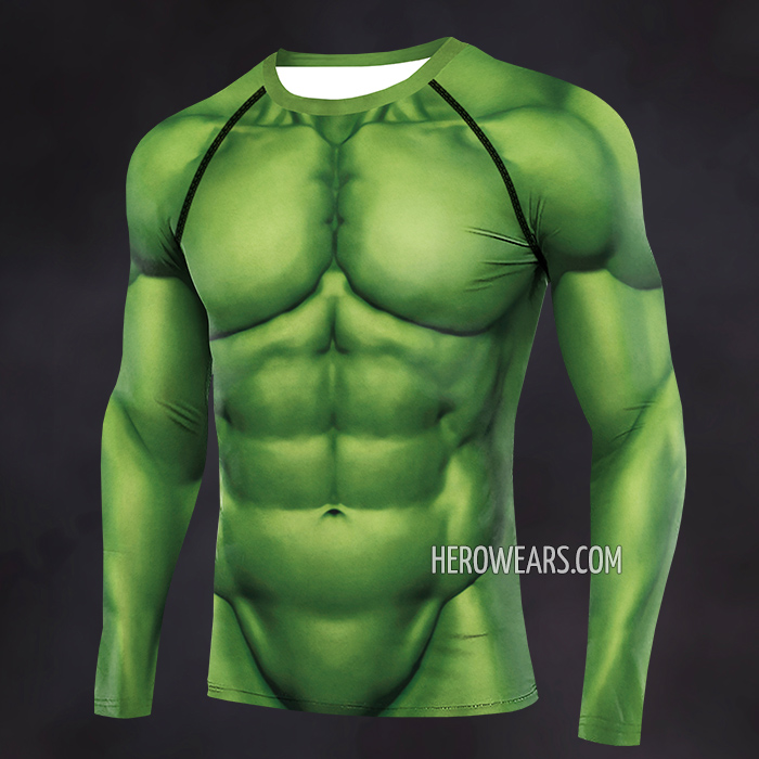 Hulk Compression Shirt Rash Guard