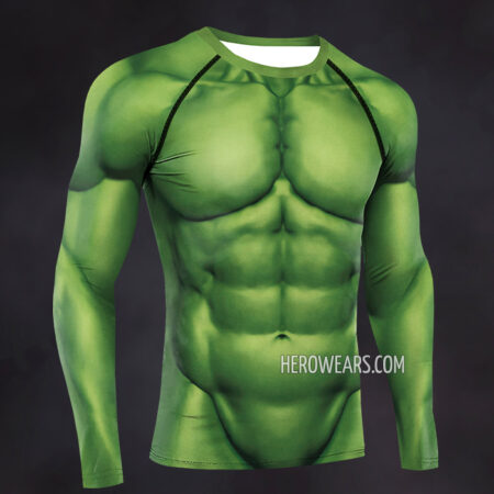 Hulk Compression Shirt Rash Guard