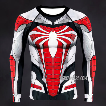 Spiderman Advanced Suit Compression Shirt Rash Guard